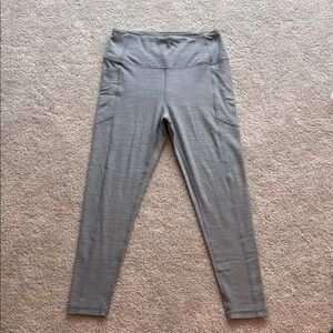 Victoria’s Secret High Waisted Dust Blue/Grey Super Soft Pocket Leggings Size 10